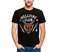 Stranger Things - Hellfire Club Logo T-Shirt schwarz - XXL