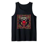 Stranger Things Hellfire Club Würfelmuster Tank Top