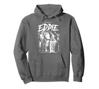 Stranger Things in Erinnerung an Eddie Munson Hellfire Club Pullover Hoodie, Unisex für Erwachsene, Anthrazit, S