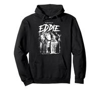 Stranger Things in Erinnerung an Eddie Munson Hellfire Club Pullover Hoodie, Unisex für Erwachsene, Schwarz, S
