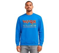 Stranger Things Lucas Wsqk Squawk Unisex Sweatshirt, Turquoise, X-Large