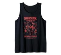 Stranger Things Mindflayer Group Horror Movie Poster Tank Top, Herren, Schwarz, XXL