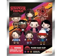Stranger Things Plush Bag Clip Series 1 - Blindtasche aus Plüsch (ein zufälliger Charakter) - 12,7 cm - Taschenclip zum Sammeln - Rucksackzubehör | Offizielles Lizenzprodukt