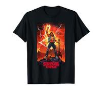 Stranger Things Ripped Eddie Munson Gitarre Fantasy-Szene T-Shirt