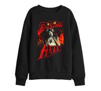 Stranger Things Season 5 - Eddie Munson Raising Hell Sweatshirt schwarz in S