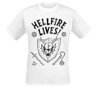 Stranger Things Season 5 - Hellfire Lives! T-Shirt weiß in L