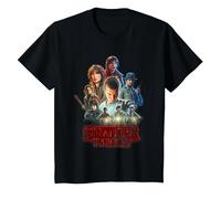 Stranger Things Season One Poster T-Shirt, Kinder, Schwarz, 140