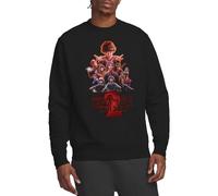 Stranger Things Season Two Poster Unisex Sweatshirt, Schwarz, L