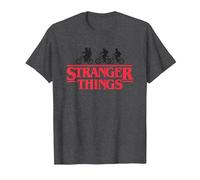 Stranger Things Silhouette Bike Logo T-Shirt