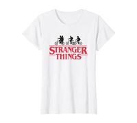 Stranger Things Silhouette Bike Logo T-Shirt