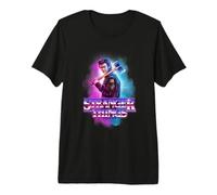 Stranger Things Steve Harrington Metal Burst Premium T-Shirt