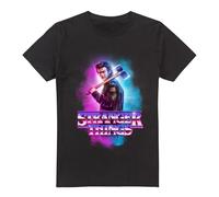 Stranger Things Steve Harrington - Metall Burst Unisex T-Shirt schwarz M