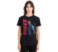 Stranger Things Steve Neo Homage Ladies T Shirt, Black, X-Large