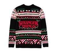 Stranger Things Strickpullover Erwachsene Weihnachtspullover Herren und Damen L