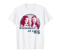 Stranger Things Summer of '85 Eleven and Max T-Shirt, Herren, Weiß, 5XL