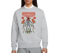 Stranger Things Unisex Christmas Demogorgon, Dice, Canes and Cookies, Athletic Heather Sweatshirt, L