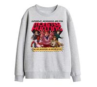Stranger Things Unisex Kinder Monster Hunting Kids Sweatshirt, Athletic Heather, Athletic Heather, 9-11 Jahre EU