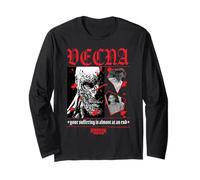 Stranger Things Vecna Henry Creel Gothic Suffering Zitat Langarmshirt