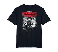 Stranger Things Vecna Mindflayer Poster T-Shirt, Herren Große Größen, Schwarz, 6X Tall