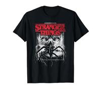 Stranger Things Vecna Mindflayer Poster T-Shirt, Herren, Schwarz, 4XL