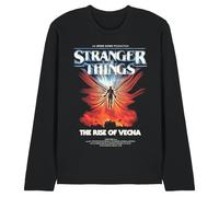 Stranger Things Vecna Rise Poster Unisex Langarm T-Shirt, Schwarz, S