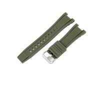 Strapazierfähiges Silikon-Uhrenarmband, Passend For Casio GST-B100/1110/W300/410(Military green-S)