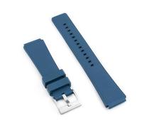 StrapHabit TQ18 FKM Gummi-Schnellverschluss-Uhrenarmband, Ersatz für Q Timex, passend für 36 mm, 38 mm, 40 mm, M79, GMT, Chronograph, Schnellverschluss-Uhrenarmband, 18 mm, Blau