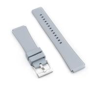 StrapHabit TQ18 FKM Gummi-Schnellverschluss-Uhrenarmband, Ersatz für Q Timex, passend für 36 mm, 38 mm, 40 mm, M79, GMT, Chronograph, Schnellverschluss-Uhrenarmband, 18 mm, Grau