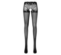 Strapsstrümpfe Damen Falke Halterlose Strümpfe fürDamen mit Spitze Sexy Strümpfe Frauen Spitze Netzstrümpfe Transparente Netzstrümpfe Sexy Schwarze Strumpfhosen Strumpf Dessous Versuchung Netz