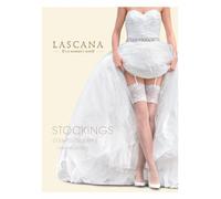 LASCANA Strapsstrümpfe, 20 DEN, (1 Paar), mit breiter Spitze 48/50 beige Damen Hochzeitsdessous Dessous Damenwäsche Strapsstrümpfe 48/50 puder, cream