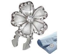 Strass- -Abdeckung - Ärmelknöpfe, Manschettenknopf-Verzierungen für Damen, verleiht einen Hauch von Glamour und guter Haltbarkeit, perfektes formelles und lässiges Accessoire für Hemden, Kleider