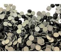 STRASS PRECIOSA 144 Stück Thermo-Aufkleber schwarz Jet Hotfix (SS16 (3,8-4,0 mm) 4 mm 144 Stück)