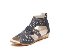 Strass-Sandalen für Damen, lässig, Sommer, Kristall-Strass, Flache Sandalen, Strand, offene Zehen, Riemchensandalen, Schwarz, US6/EU37