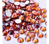 Strasssteine Kristall Nicht Hotfix Strasssteine Strass Nägel Diamant Kristalle for Vestidos Nail Charms Nail art Kleid Hotfix Strasssteine (Color : Sunset Glory, Size : SS4-1440pcs)