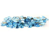Strasssteine Swarovski Kristalle Hotfix Aquamarine Hellblau (SS16 (3,80-4,80 mm) 4 mm 1440 Stück