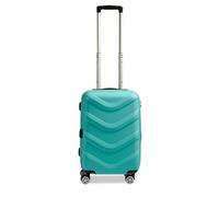 STRATIC Arrow 2 Hartschalen-Koffer Trolley Reisekoffer Rollkoffer 4 Rollen TSA-Zahlenschloss, Getränkehalter, Größe S, Türkis