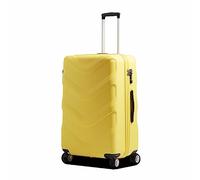 STRATIC Arrow 2 Hartschalen-Koffer Trolley Reisekoffer Rollkoffer 4 Rollen TSA-Zahlenschloss, Größe L, Gelb