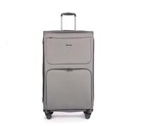 Stratic Bendigo Light+ Koffer L silver Koffer mit 4 Rollen Weichgepäck