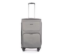 Stratic Bendigo Light + Weichschalen-Koffer M silber Koffer mit 4 Rollen Weichgepäck