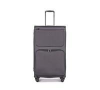 Stratic Bendigo Light + Koffer Weichschale Reisekoffer Trolley Rollkoffer groß, TSA Kofferschloss, 4 Rollen, Erweiterbar, Größe L, Schwarz