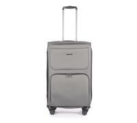 Stratic Bendigo Light + Weichschalen-Koffer M silber Koffer mit 4 Rollen Weichgepäck