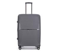 Stratic Bright+ Hartschalen-Koffer Trolley Koffer groß Reisekoffer, wasserabweisend, 4 Rollen, erweiterbar, TSA-Schloss (Größe L, Grey)