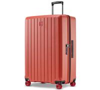 Stratic Buzz Hartschalenkoffer L - Polycarbonat Trolley TSA-Schloss 4 Rollen erweiterbar SystemONE Schnellwechselraedern 5 Jahre Garantie - Rosso Clay