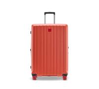 Stratic Buzz Hartschalenkoffer L - Polycarbonat Trolley TSA-Schloss 4 Rollen erweiterbar SystemONE Schnellwechselraedern 5 Jahre Garantie - Rosso Clay