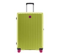 Stratic Buzz Hartschalenkoffer L - Polycarbonat Trolley TSA-Schloss 4 Rollen erweiterbar SystemONE Schnellwechselraedern 5 Jahre Garantie - Lime Green
