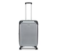 Stratic Hartschalen-Trolley Stripe, 66 cm, 4 Rollen B/H/T: 43 cm x 27 67 l silberfarben Hartschalenkoffer Koffer Trolleys Reisegepäck Unisex B/H/T: 43 cm x 66 cm x 27 cm 67 l silbergrau