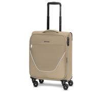 Stratic Kabinen-Koffer für Damen und Herren | Kleiner Cabin-Trolley 40 x 21 x 55 cm aus hochwertigem, flexiblem Polyester Material | Erweiterbar & Teleskopgriff| taska Serie