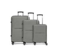 Stratic Shine 4 Rollen Kofferset 3-teilig grey (14-93-1064-98) grau