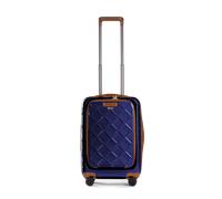 STRATIC - Leather&More - Hartschalen-Koffer S (mit Vortasche) blue