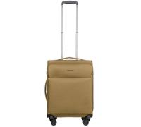 Stratic Light + Koffer Weichschale Reisekoffer Trolley Rollkoffer Handgepäck, TSA Kofferschloss, 4 Rollen, Größe S, Khaki